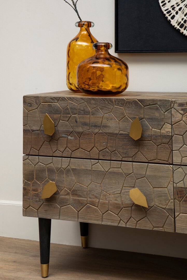 Banyan Four Drawer Recycled Elm Wood Chest