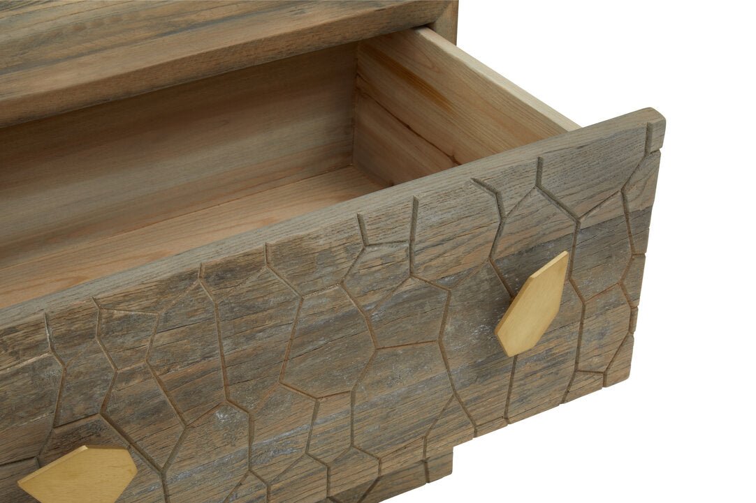 Banyan Four Drawer Recycled Elm Wood Chest