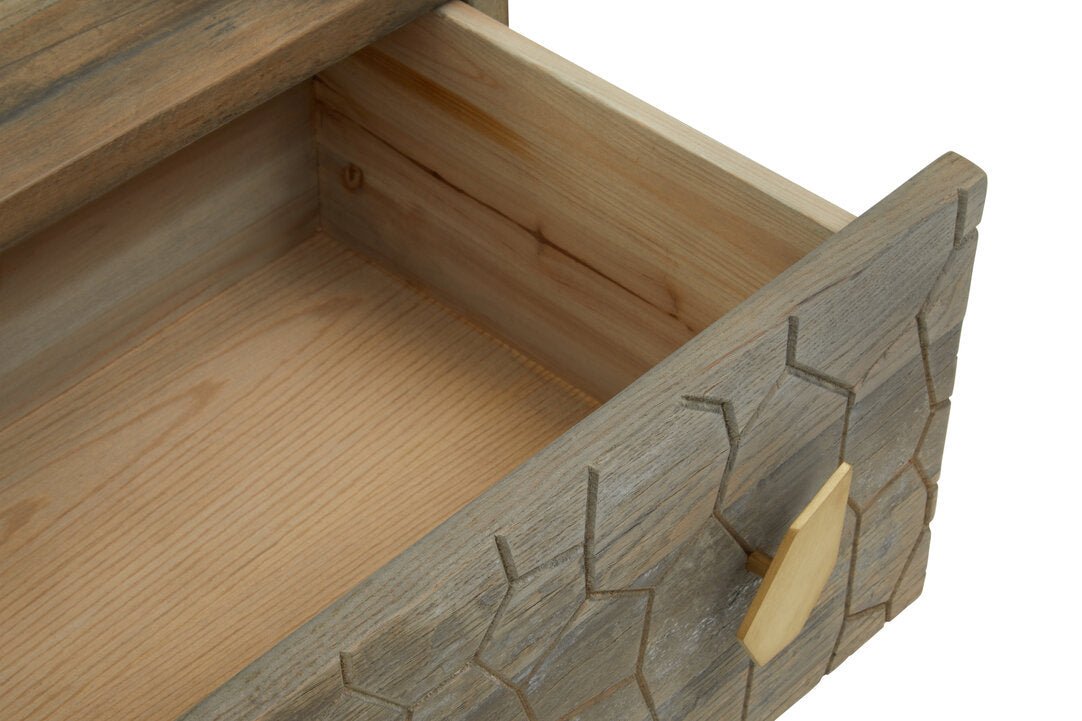 Banyan Four Drawer Recycled Elm Wood Chest