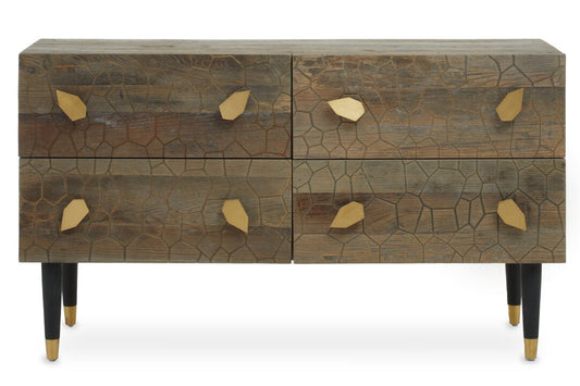 Banyan Four Drawer Recycled Elm Wood Chest