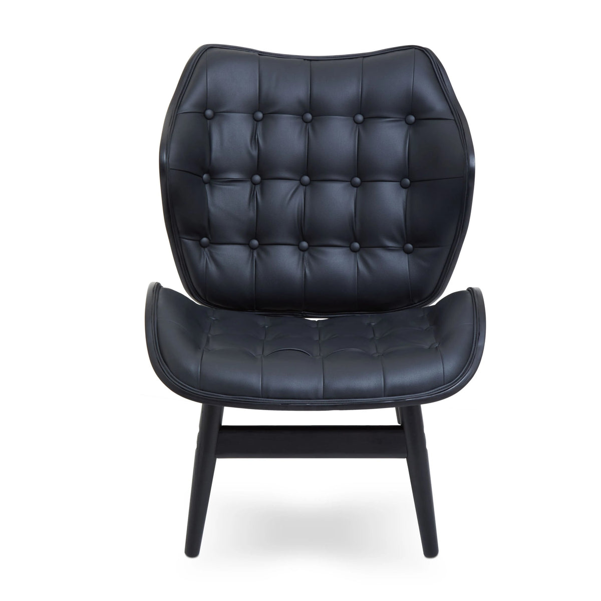 Ashbourne Black Leather Effect Chair