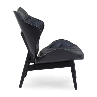 Ashbourne Black Leather Effect Chair