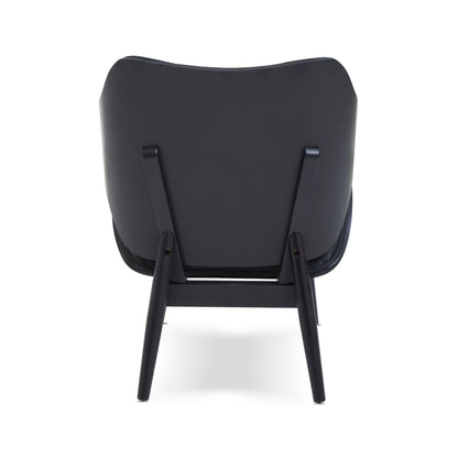 Ashbourne Black Leather Effect Chair