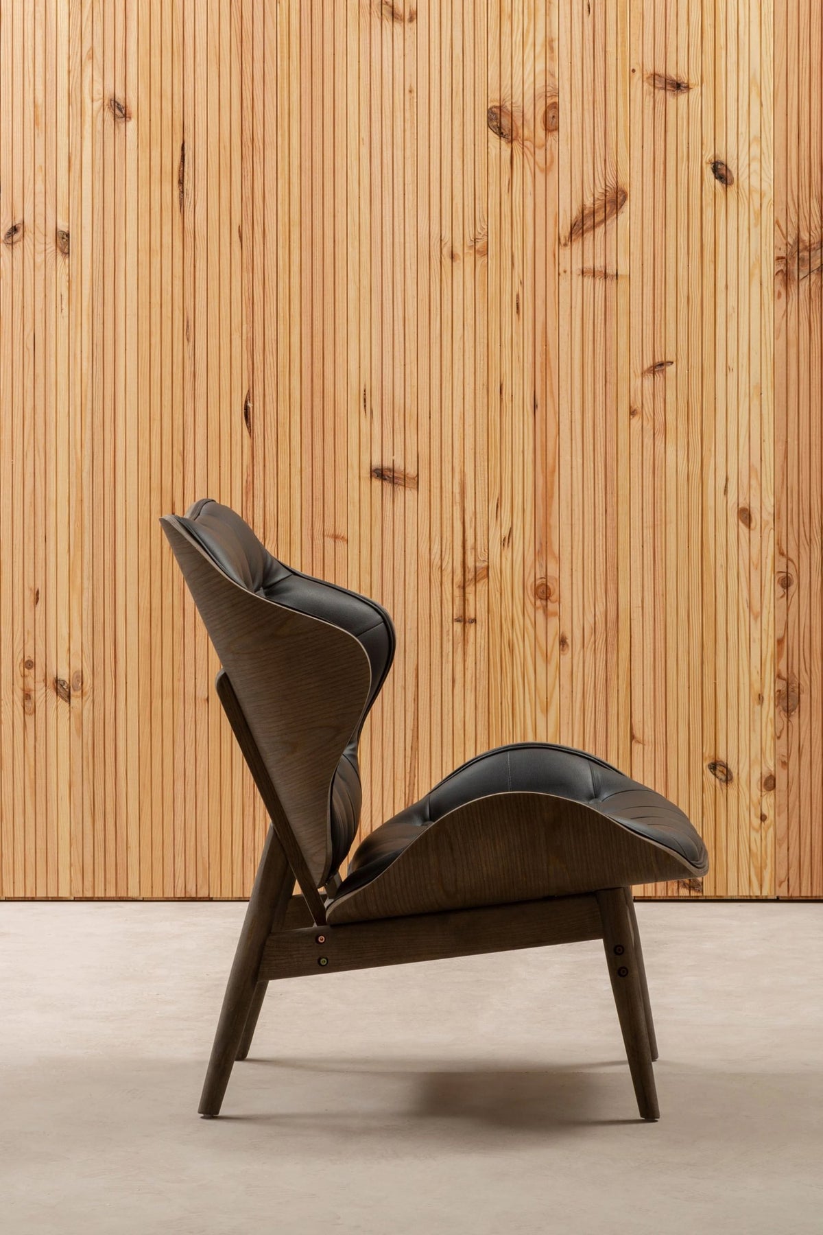 Ashbourne Black Leather Effect Chair