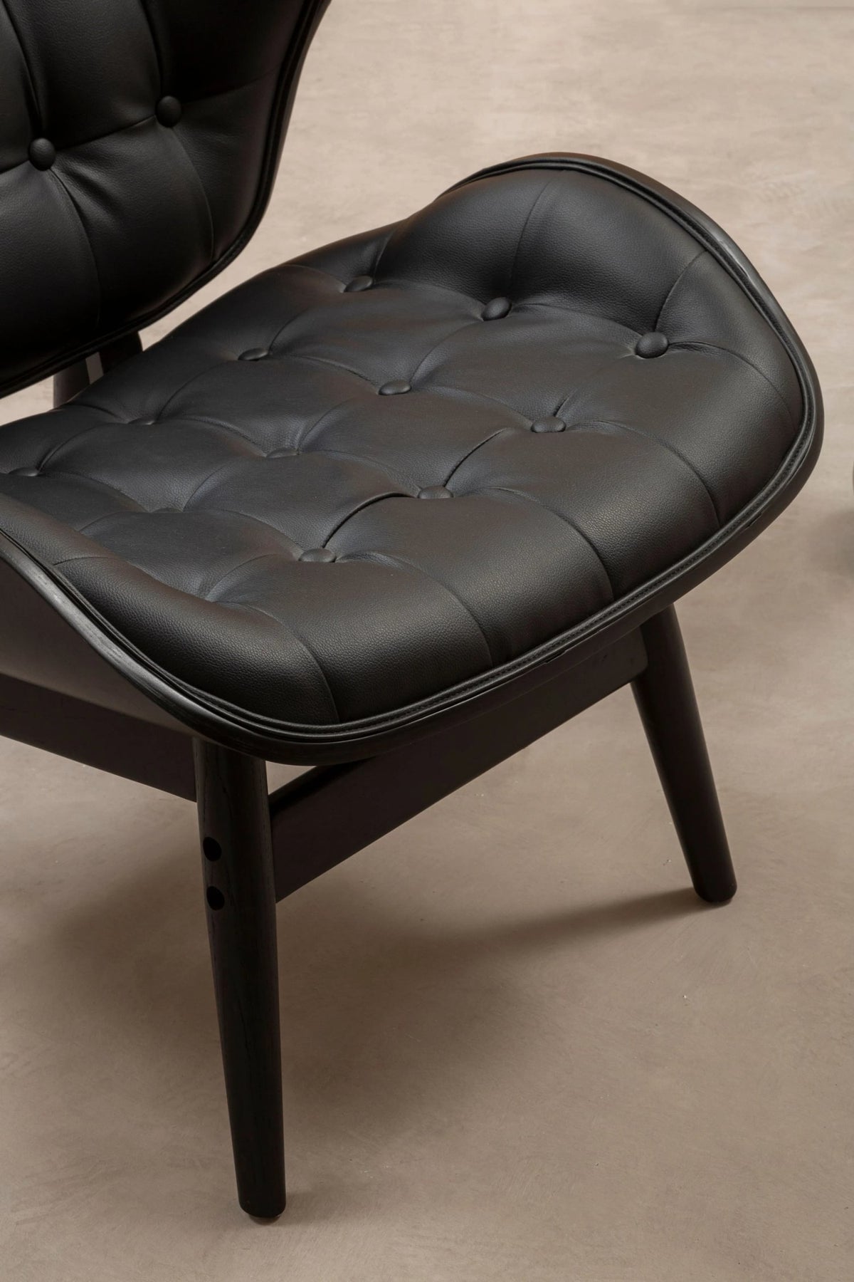 Ashbourne Black Leather Effect Chair