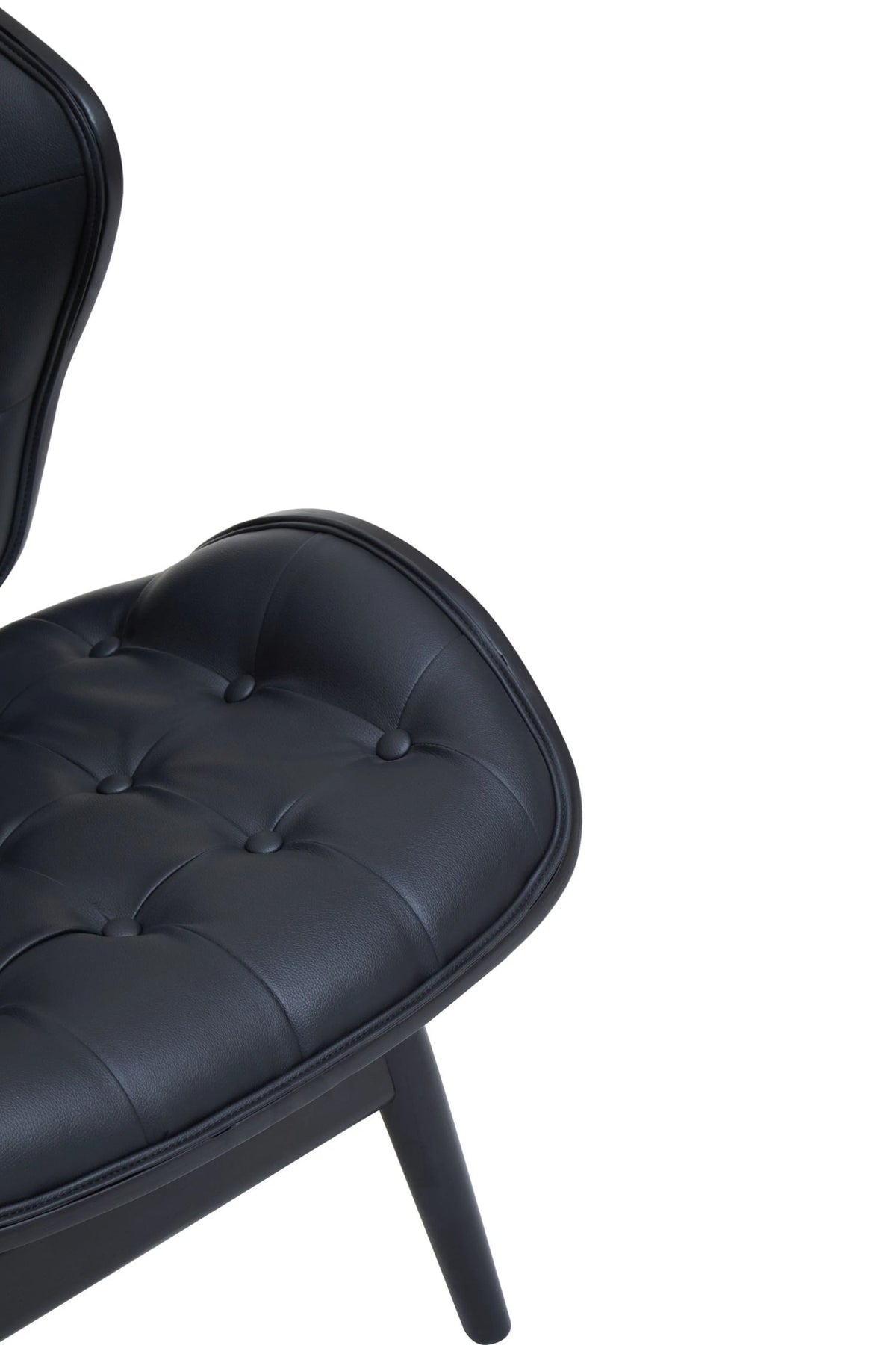 Ashbourne Black Leather Effect Chair