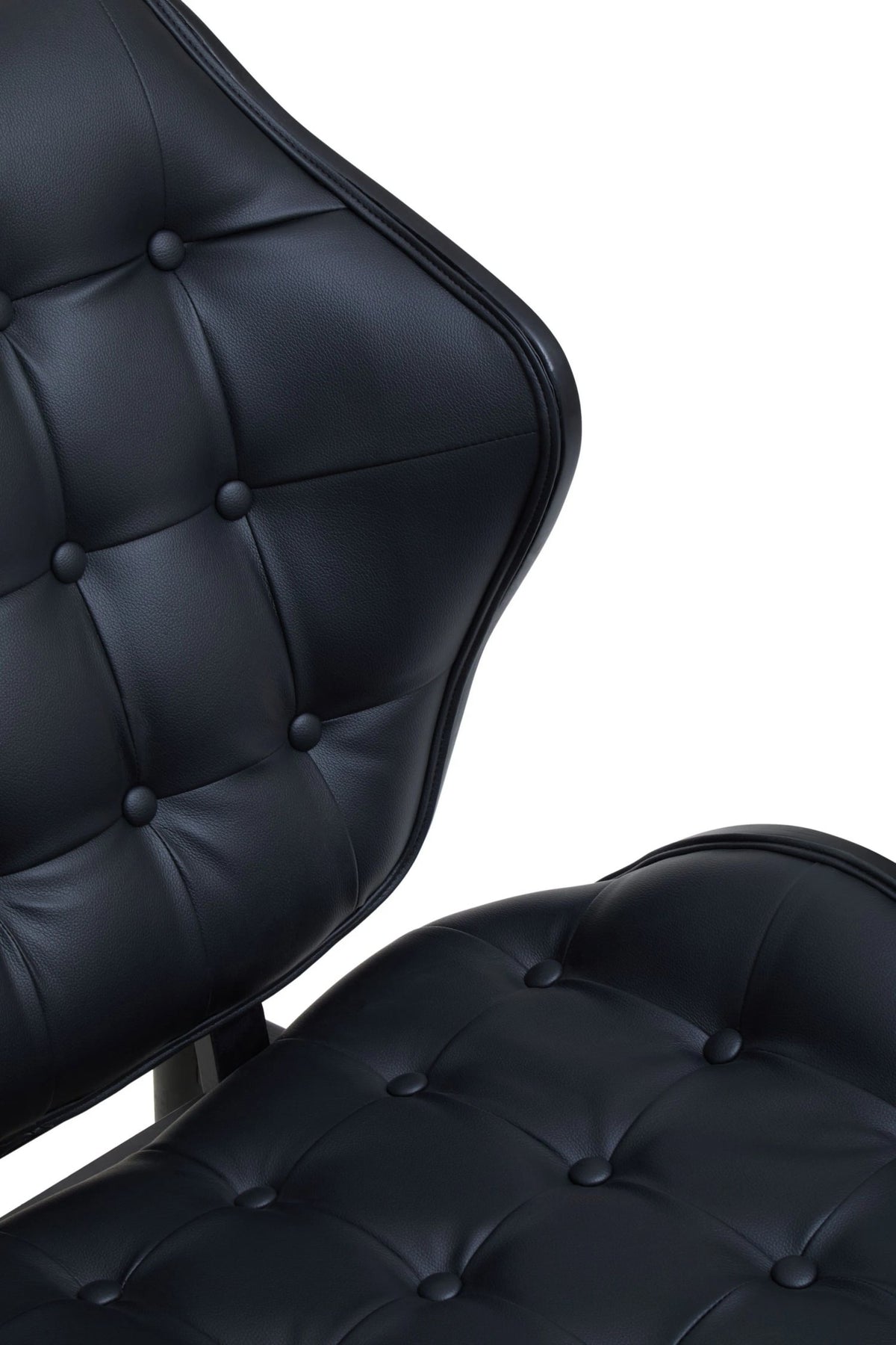 Ashbourne Black Leather Effect Chair