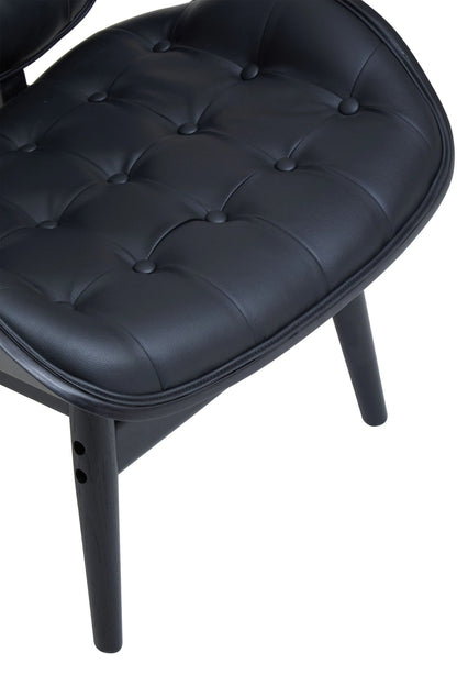 Ashbourne Black Leather Effect Chair