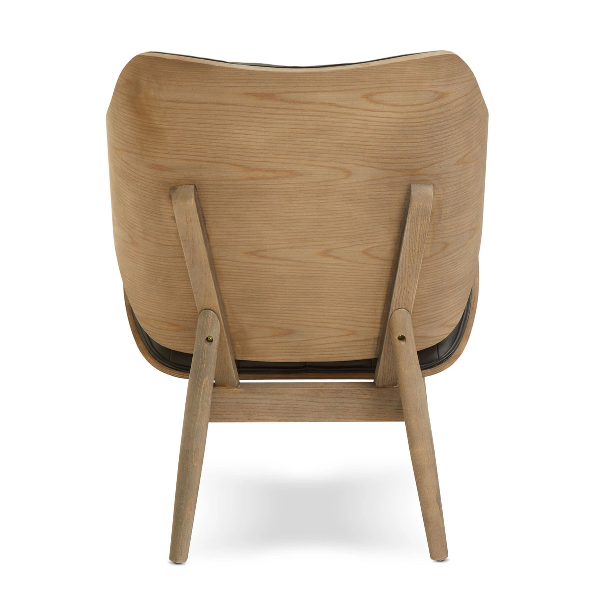 Ashbourne Black Leather Effect Chair With Button Detail