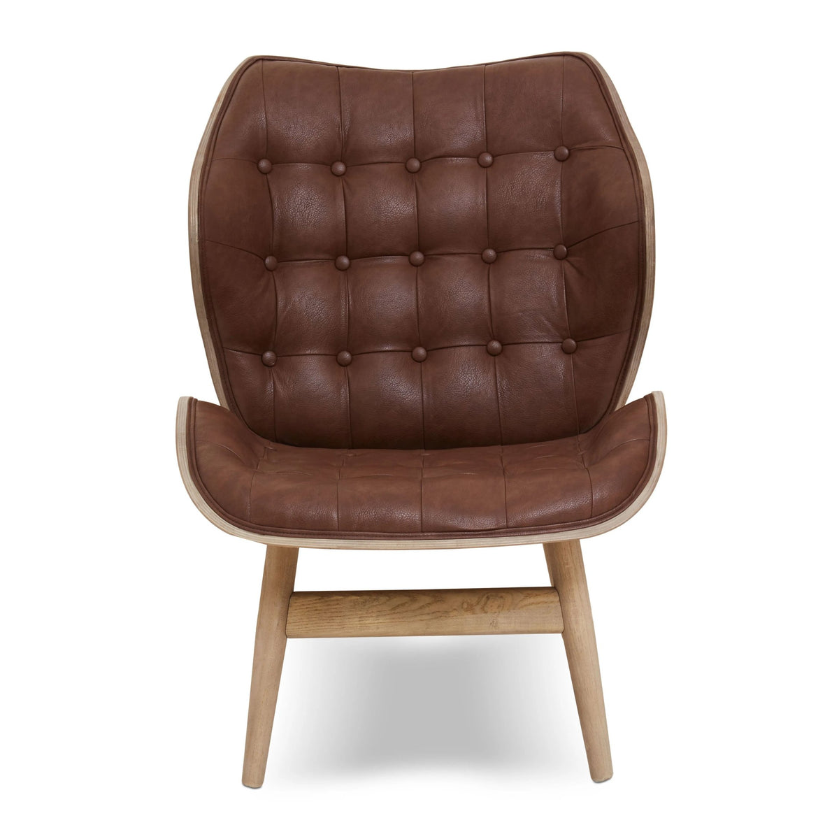 Ashbourne Brown Leather Effect Chair