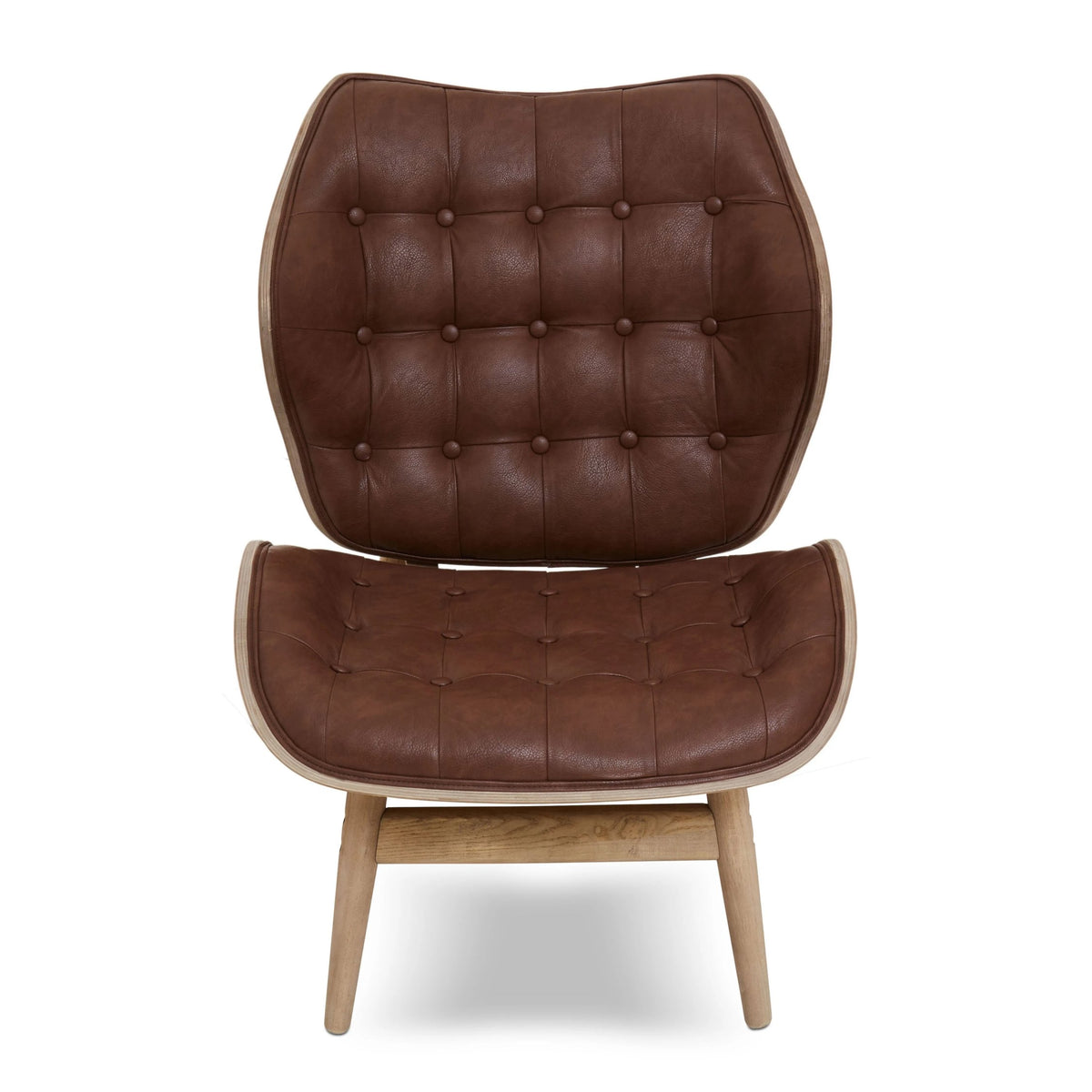 Ashbourne Brown Leather Effect Chair