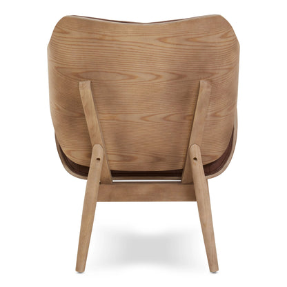 Ashbourne Brown Leather Effect Chair