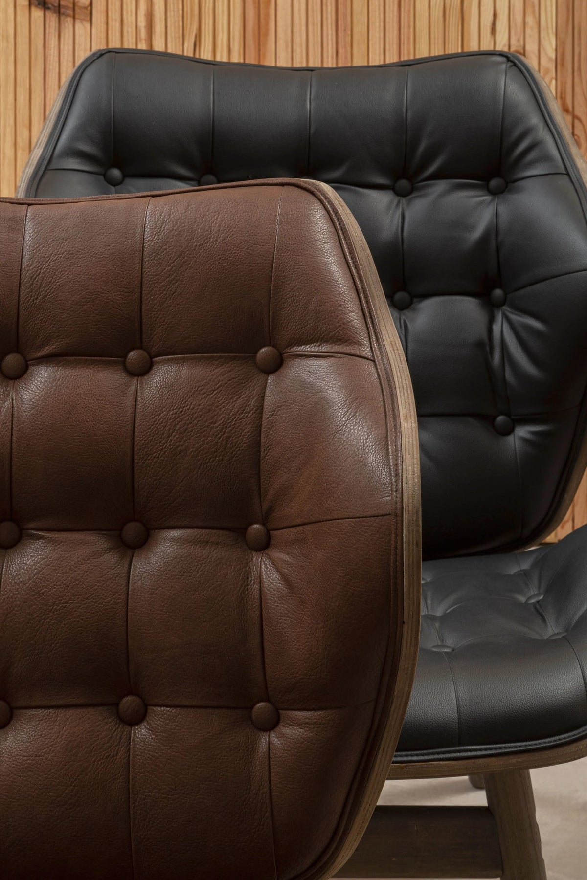 Ashbourne Brown Leather Effect Chair