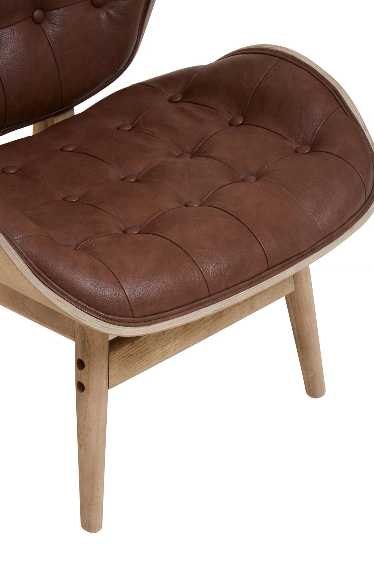 Ashbourne Brown Leather Effect Chair
