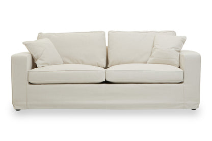 Provence 3 Seat Cream Fabric Sofa