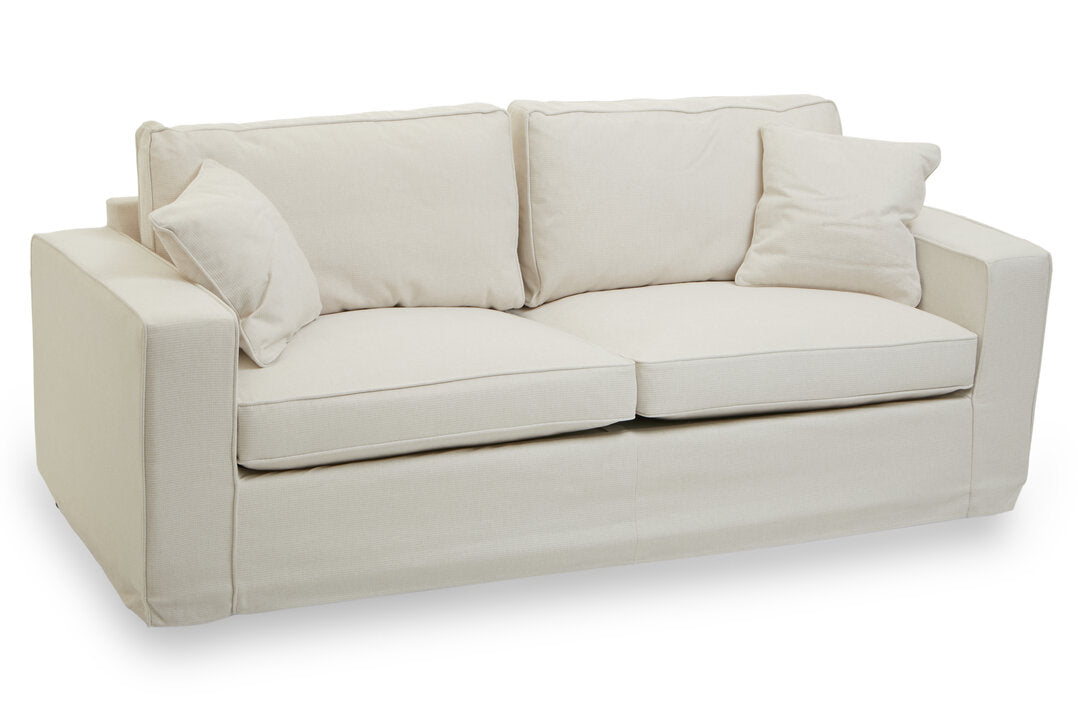 Provence 3 Seat Cream Fabric Sofa