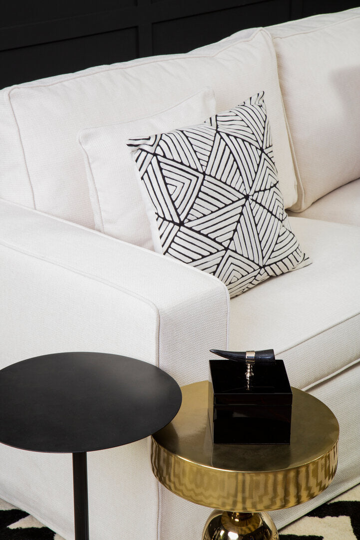 Provence 3 Seat Cream Fabric Sofa