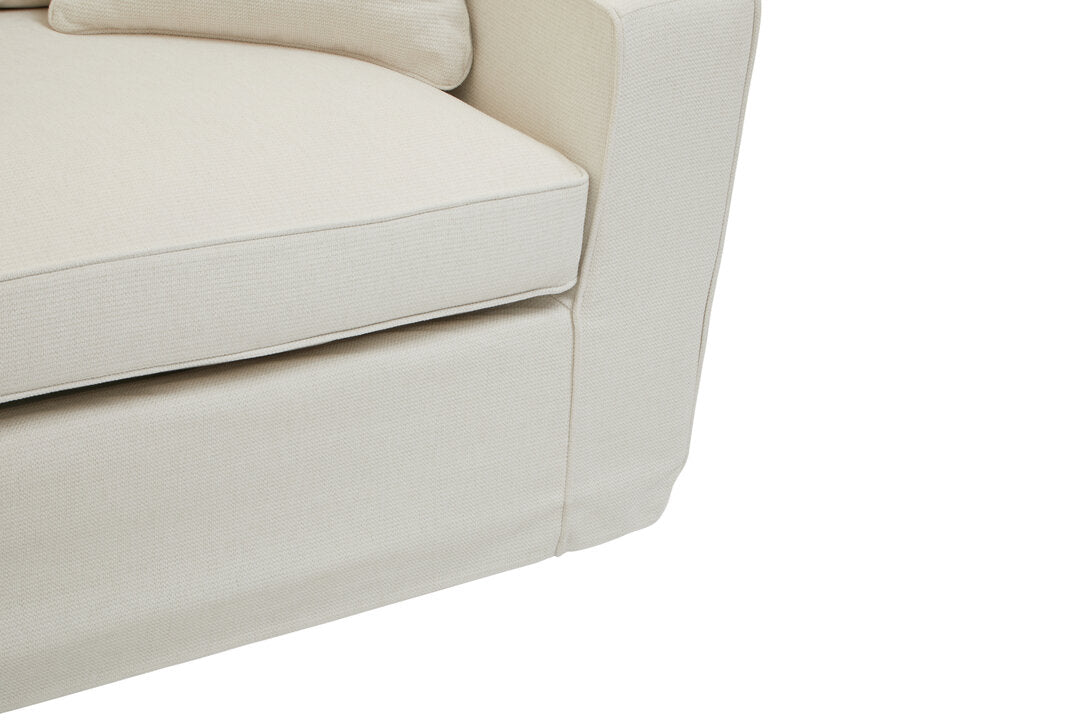 Provence 3 Seat Cream Fabric Sofa