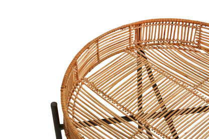 Petra Set Of 2 Natural Rattan Side Tables
