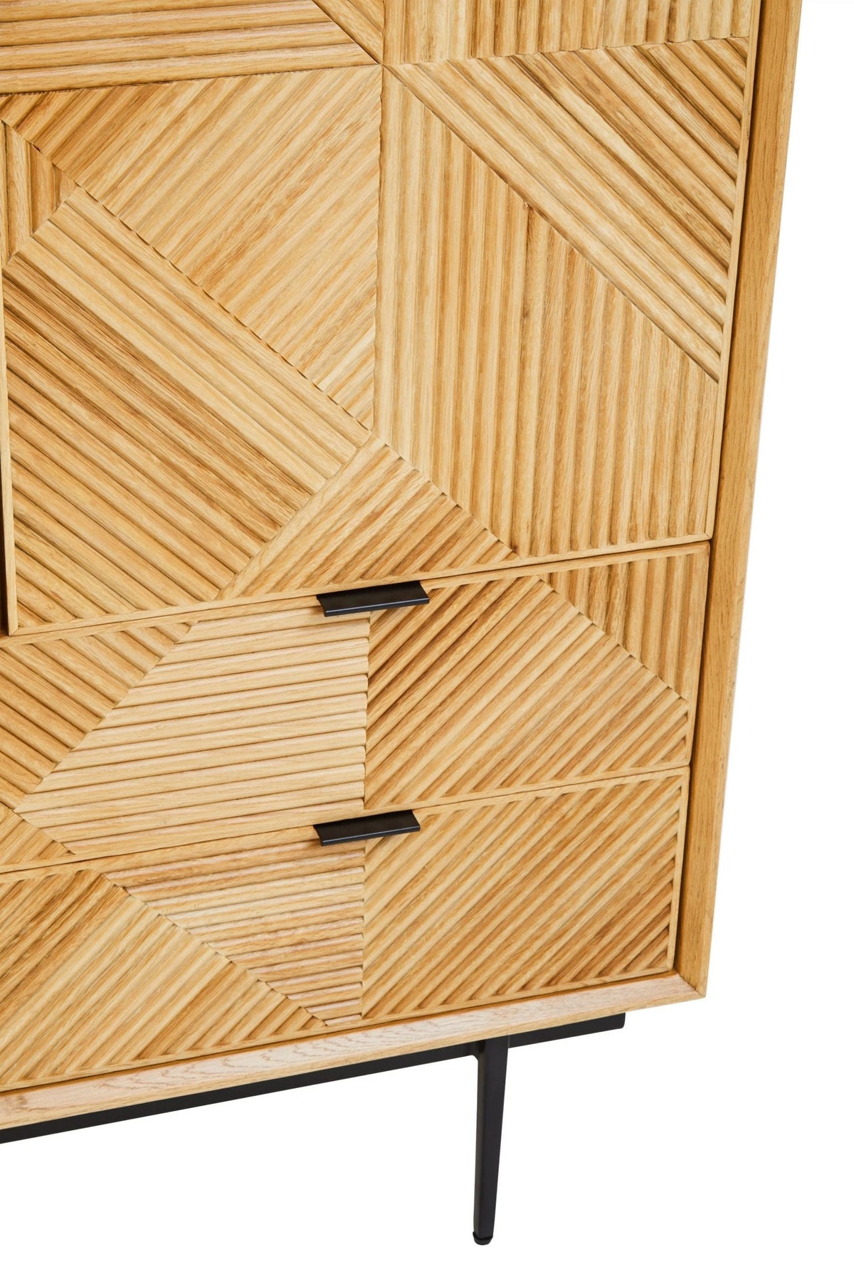 Tulum Natural Finish Cabinet with Drawers
