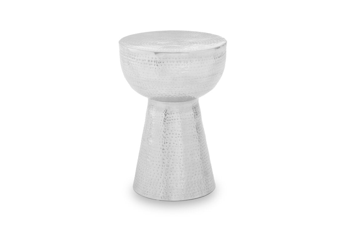 Spring Accent Table With Tapered Base