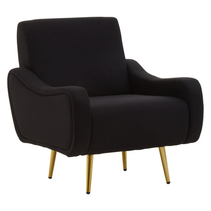 Checker Black Armchair