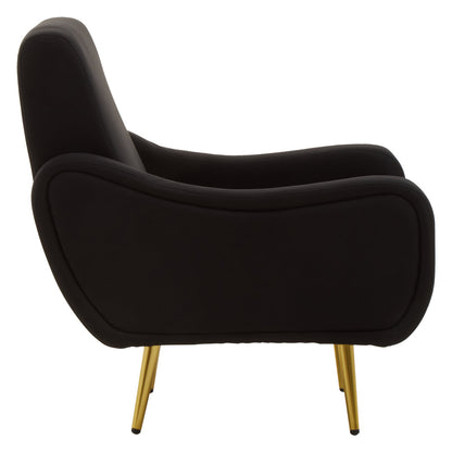 Checker Black Armchair
