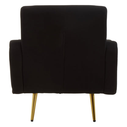 Checker Black Armchair