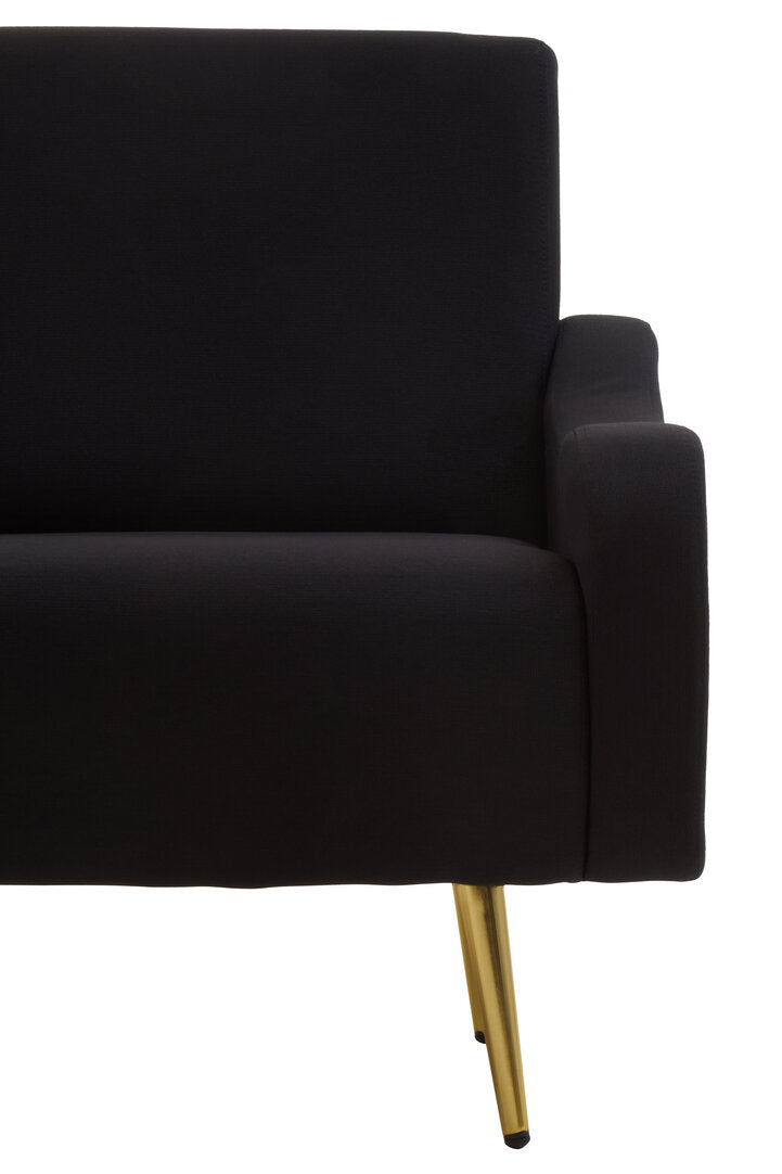 Checker Black Armchair