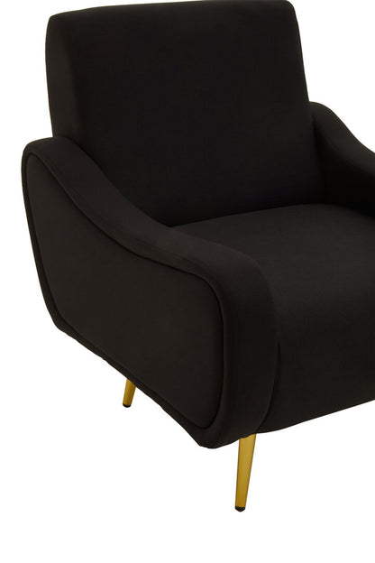 Checker Black Armchair
