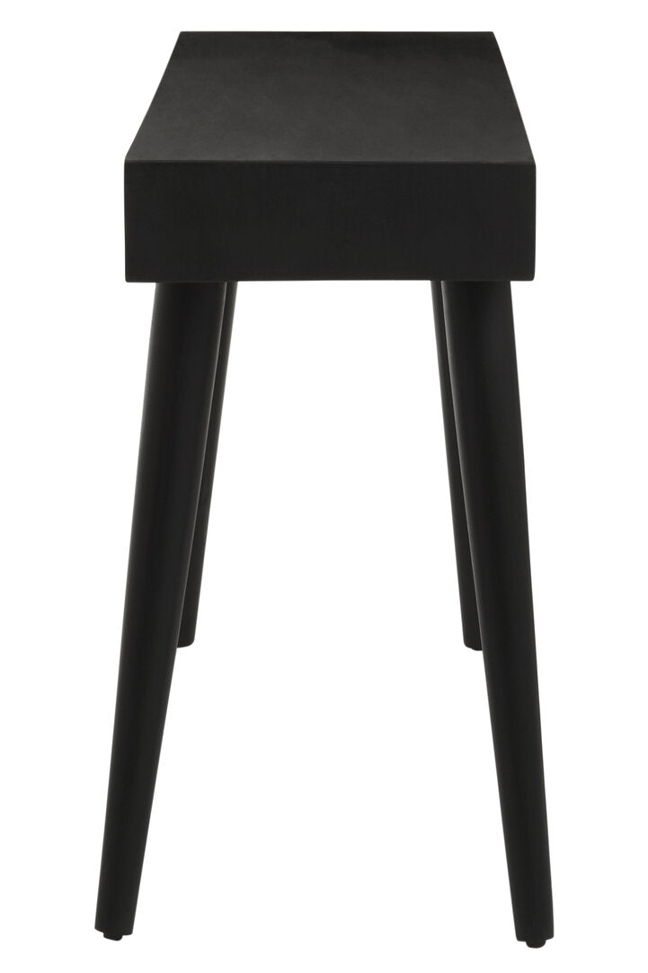 Indie Black and White Two Drawer Console Table