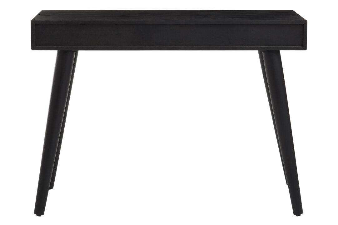 Indie Black and White Two Drawer Console Table