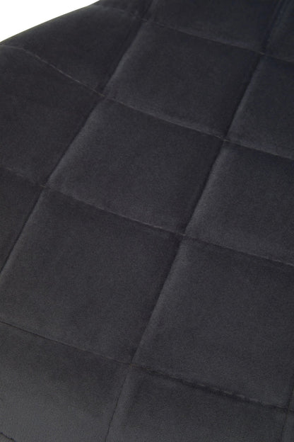 Warwick Grey Velvet Bar Chair