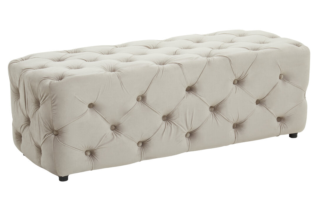 Luna Mink Velvet Bench