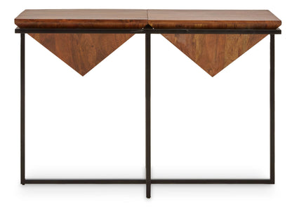 Kasauli Acacia Pyramid Console Table