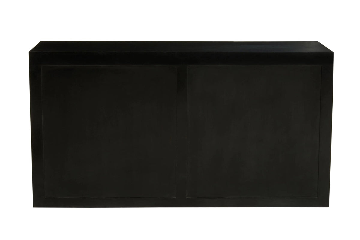 Farrow Seven Drawer Black Mango Wood Chest