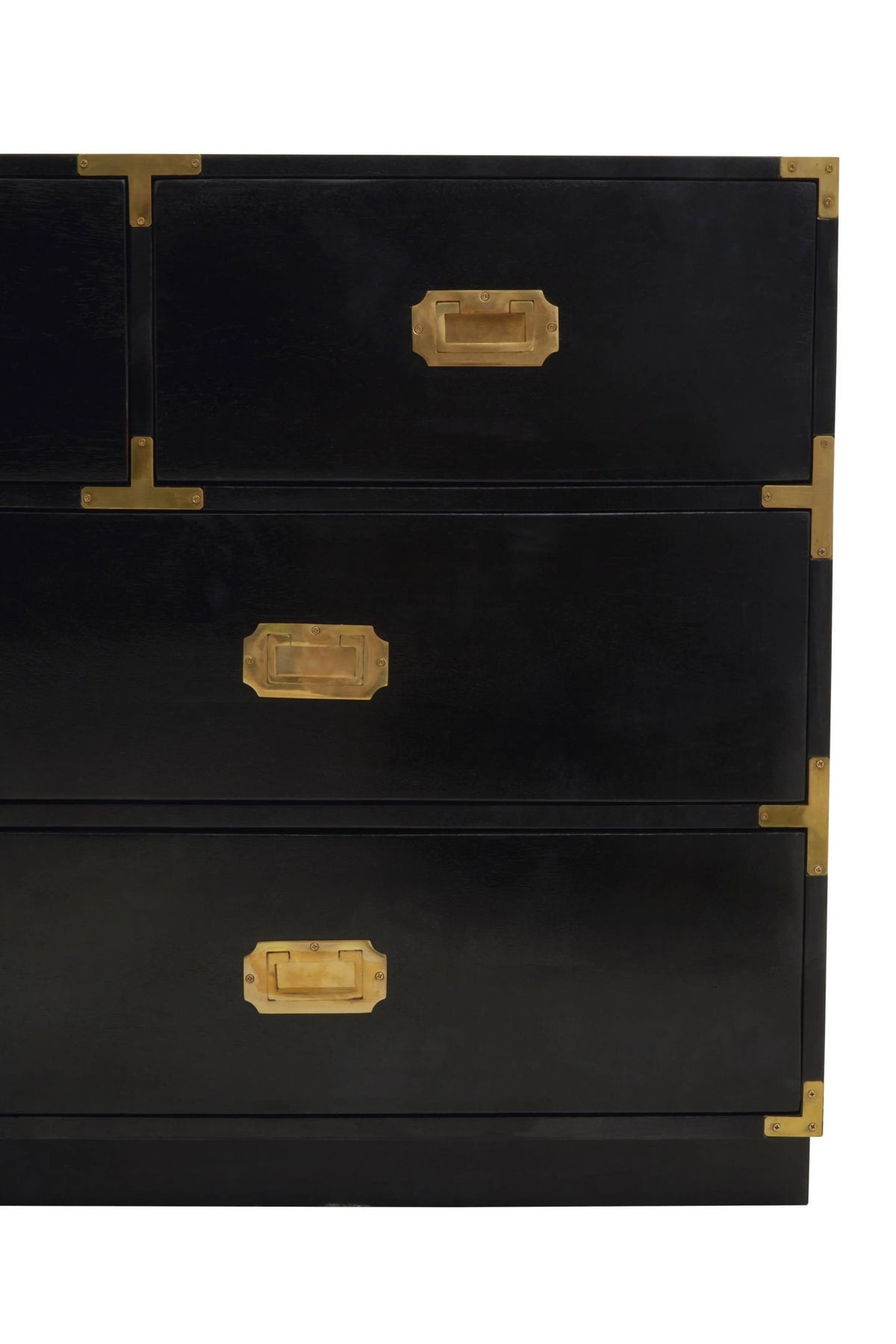 Farrow Seven Drawer Black Mango Wood Chest