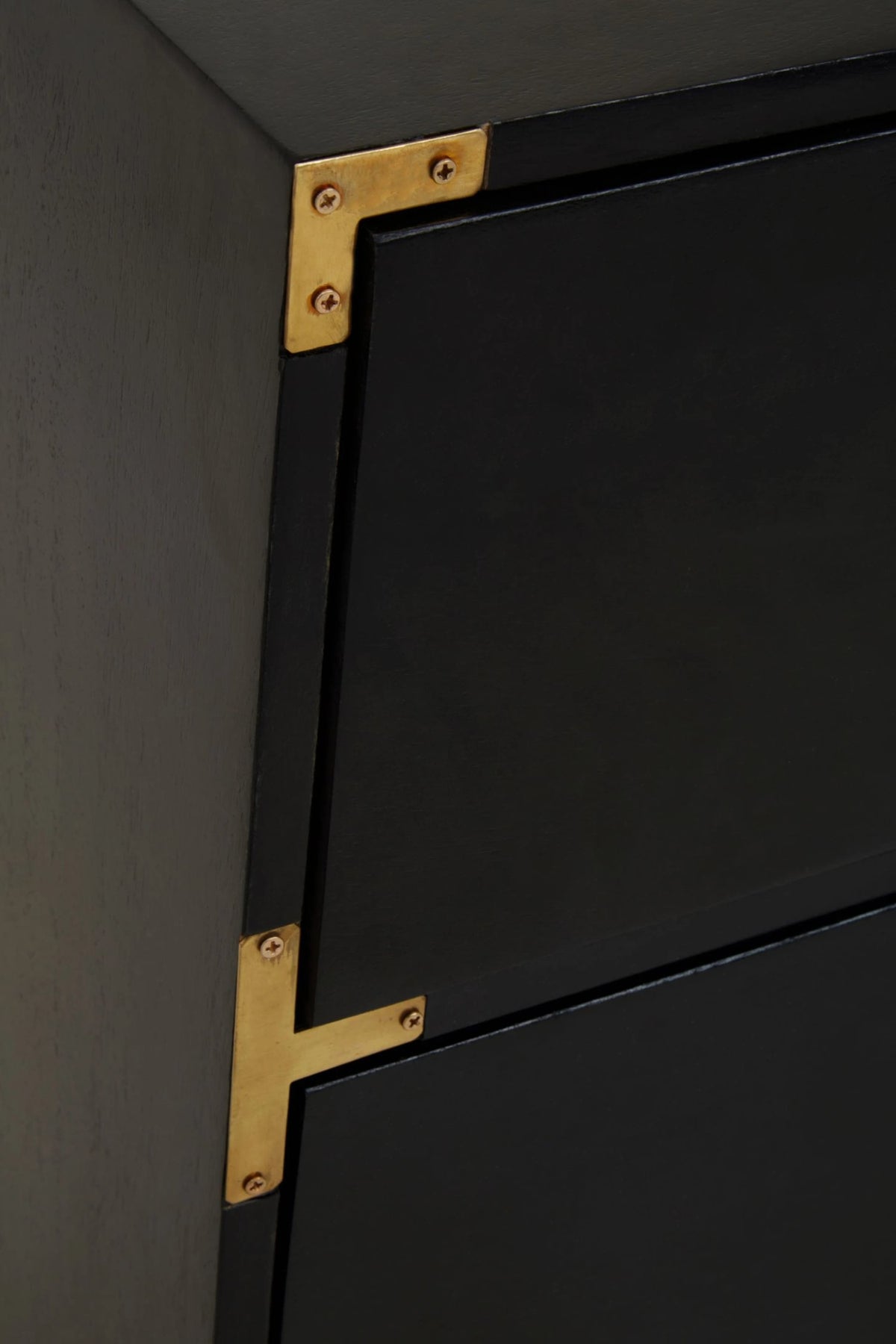 Farrow Seven Drawer Black Mango Wood Chest