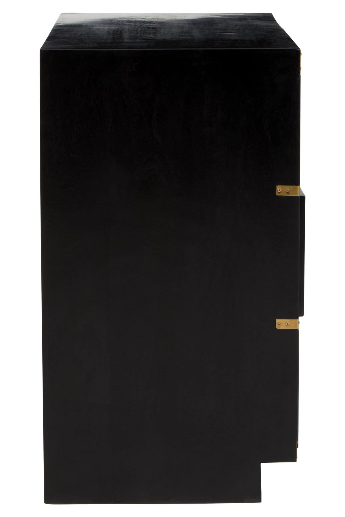 Farrow Black Mango Wood Chest of 4 Drawers