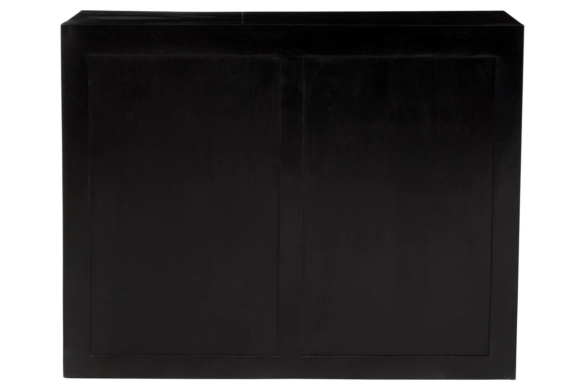 Farrow Black Mango Wood Chest of 4 Drawers