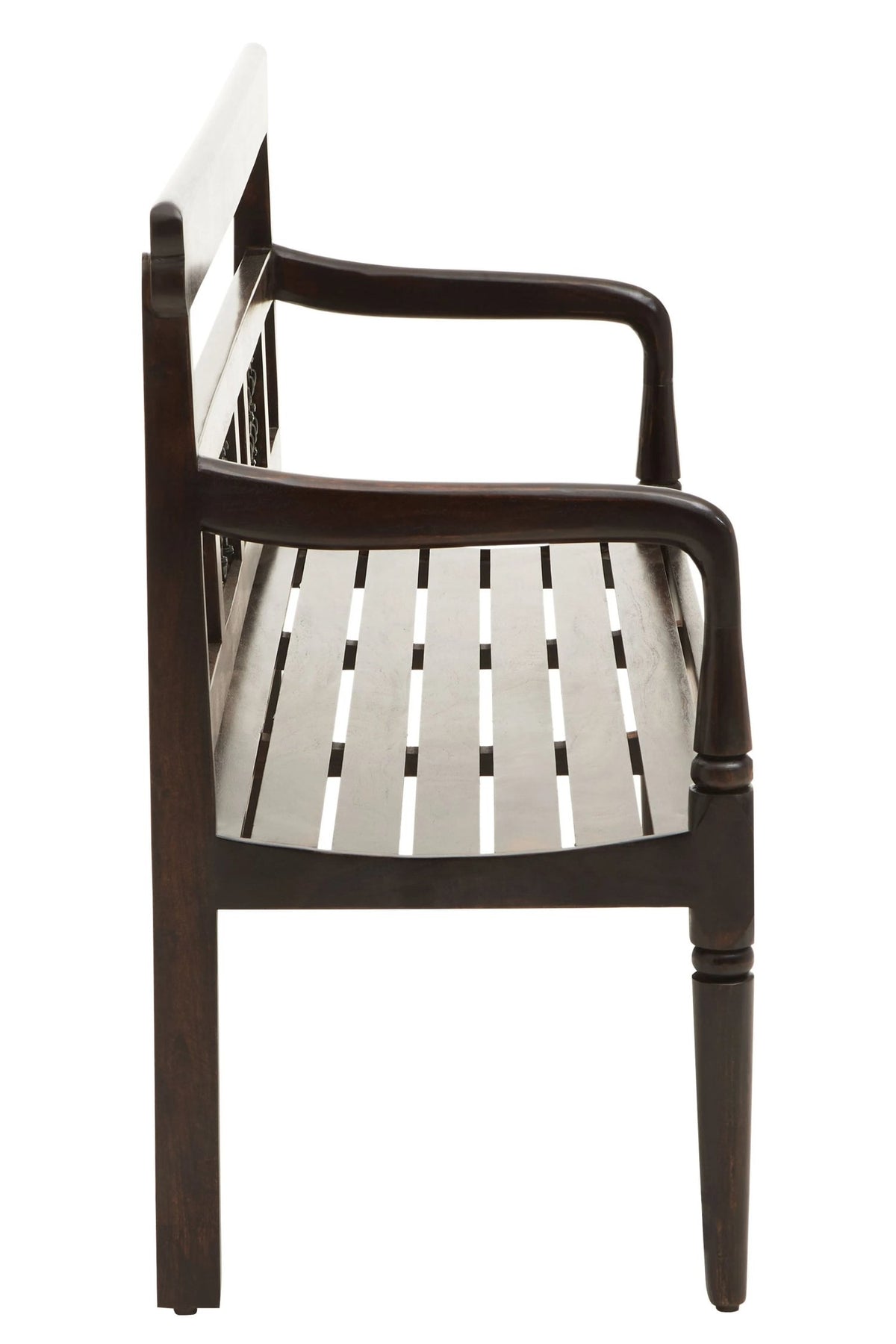 Rosehaven Dark Sheesham Wood Bench