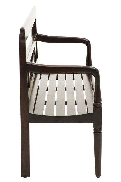 Rosehaven Dark Sheesham Wood Bench