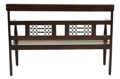 Rosehaven Dark Sheesham Wood Bench