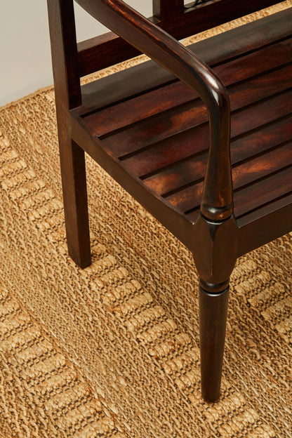 Rosehaven Dark Sheesham Wood Bench