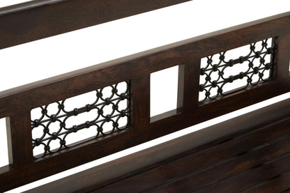 Rosehaven Dark Sheesham Wood Bench