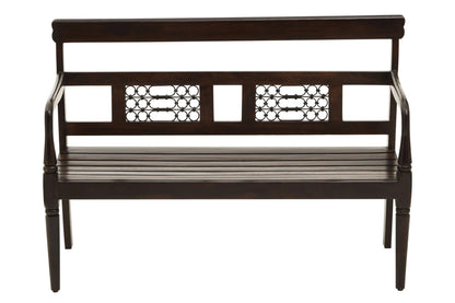 Rosehaven Dark Sheesham Wood Bench