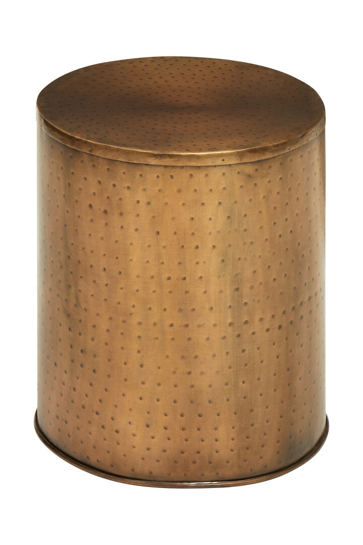 Marti Antique Brass Effect Side Table