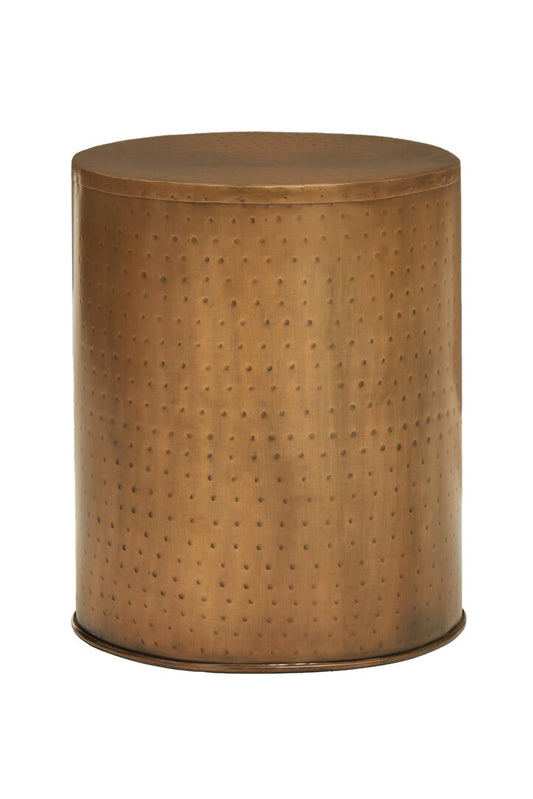 Marti Antique Brass Effect Side Table