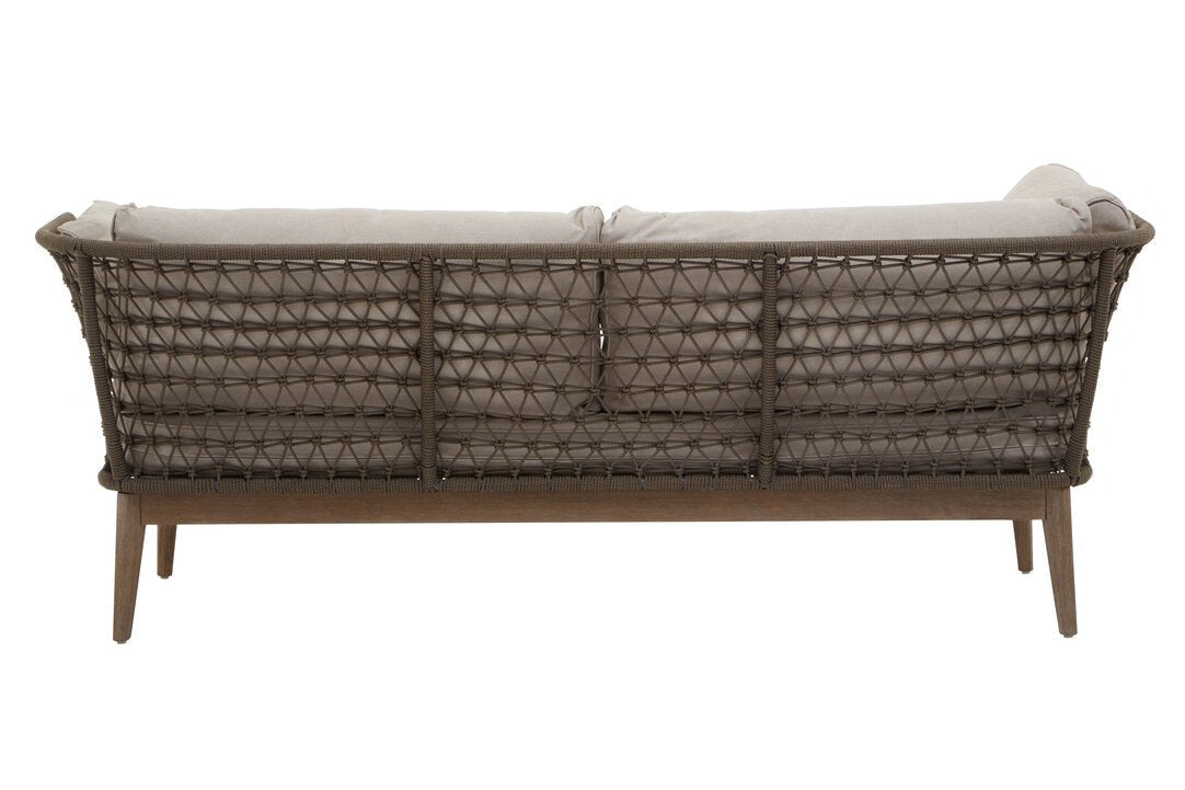 Masterpiece Three Seat Bronze and Charcoal Sof