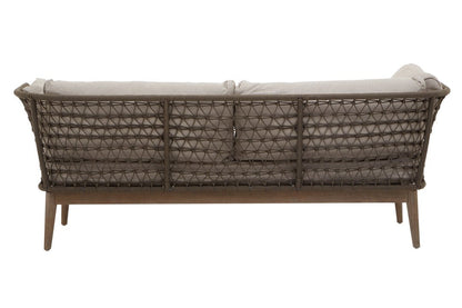 Masterpiece Three Seat Bronze and Charcoal Sof
